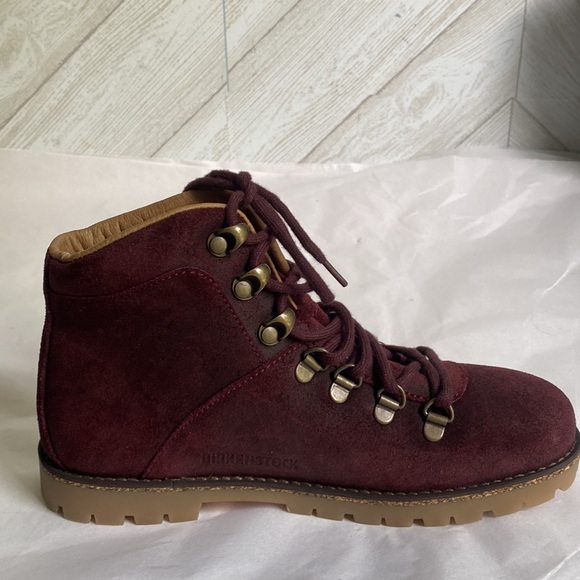 NEW Birkenstock Jackson suede hiking boots ankle short lace up 36 narrow - Picture 8 of 10